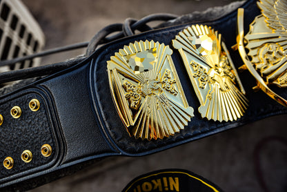 4.2mm Automated Etched All Gold Winged eagle with 08A1F Leather