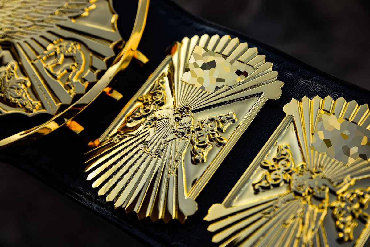 4.2mm Automated Etched All Gold Winged eagle with 08A1F Leather