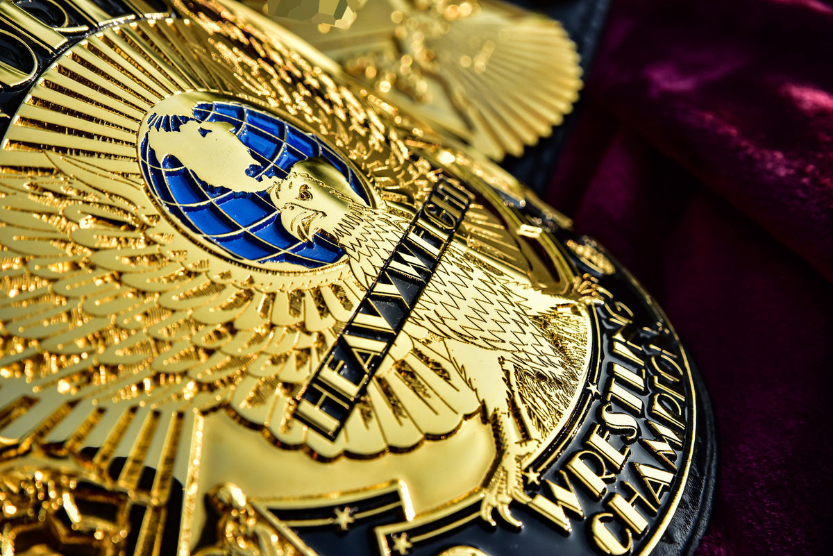 4.2mm Automated Etched All Gold Winged eagle with 08A1F Leather