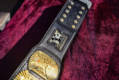 4.2mm Automated Etched All Gold Winged eagle with 08A1F Leather