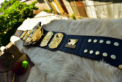 4.2mm Automated Etched All Gold Winged eagle with 06A2 Black Leather