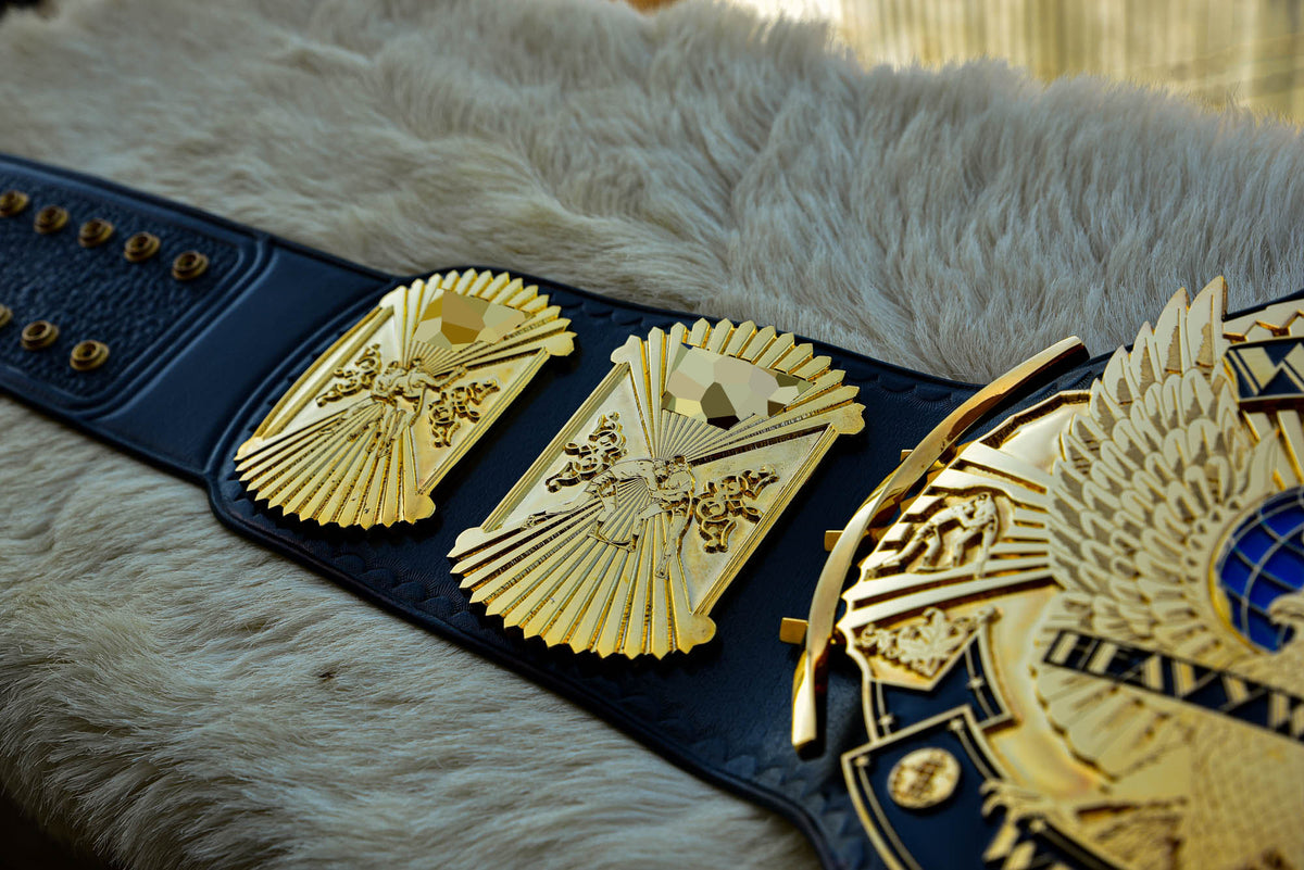 4.2mm Automated Etched All Gold Winged eagle with 06A2 Black Leather