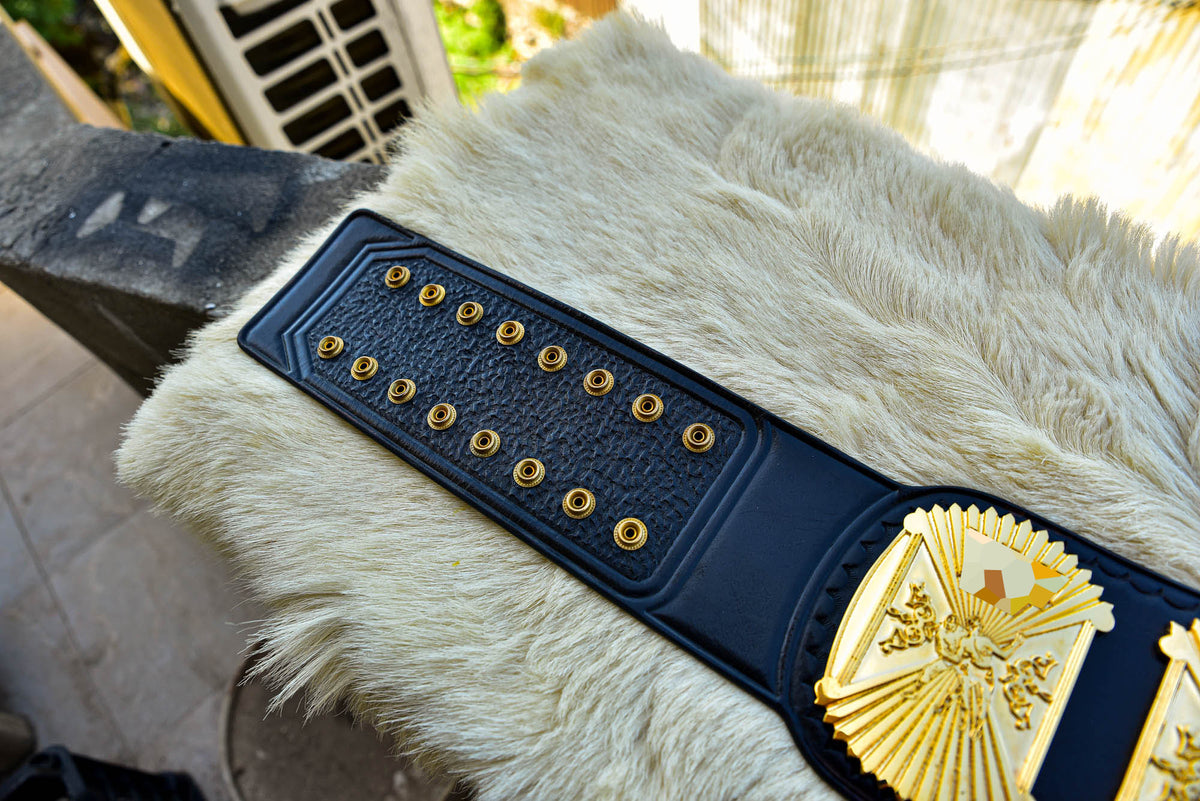 4.2mm Automated Etched All Gold Winged eagle with 06A2 Black Leather