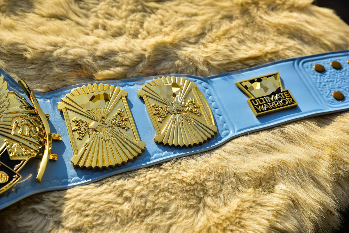 4.2mm Automated Etched All Gold Winged eagle with 01A1 Light Blue Leather