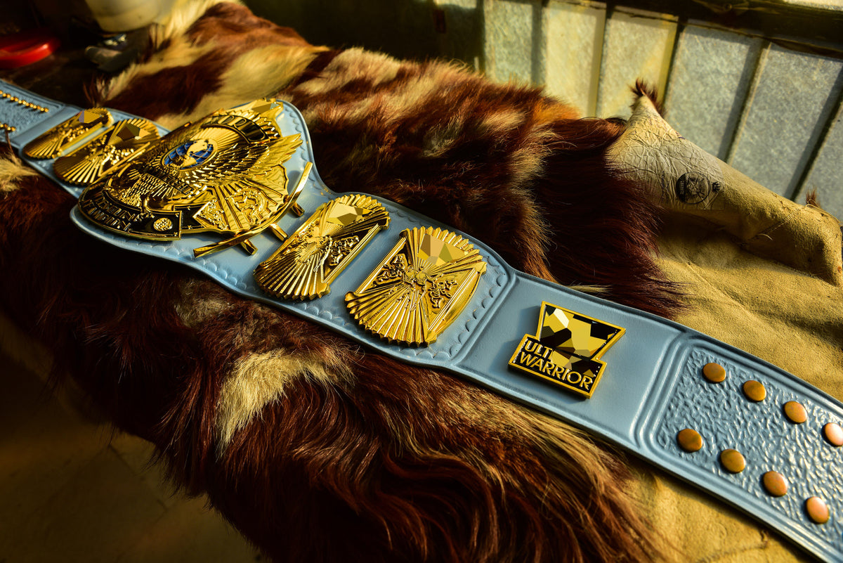 4.2mm Automated Etched All Gold Winged eagle with 01A1 Light Blue Leather