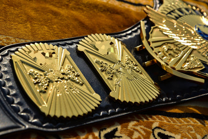 4.2mm Flocked All Gold Winged eagle with 06A2 Leather