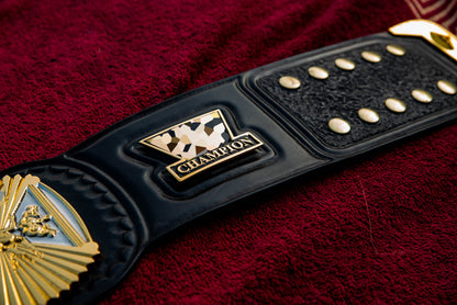 4.2mm Automated Etched Dual Plated Winged eagle with 06A2 Black Leather