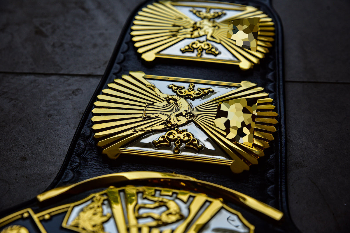 4.2mm Automated Etched Dual Plated Winged eagle with 02A1 Leather
