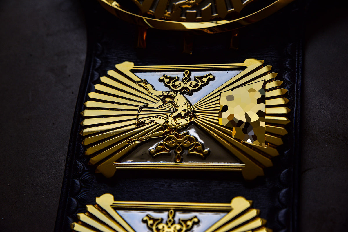 4.2mm Automated Etched Dual Plated Winged eagle with 02A1 Leather