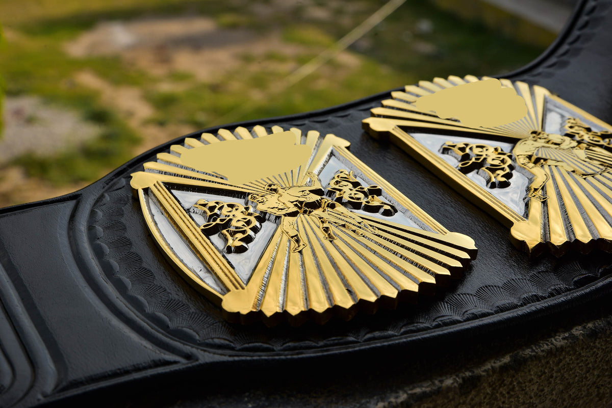 4.2mm Automated Etched Dual Plated Winged eagle with 05AB1 Leather
