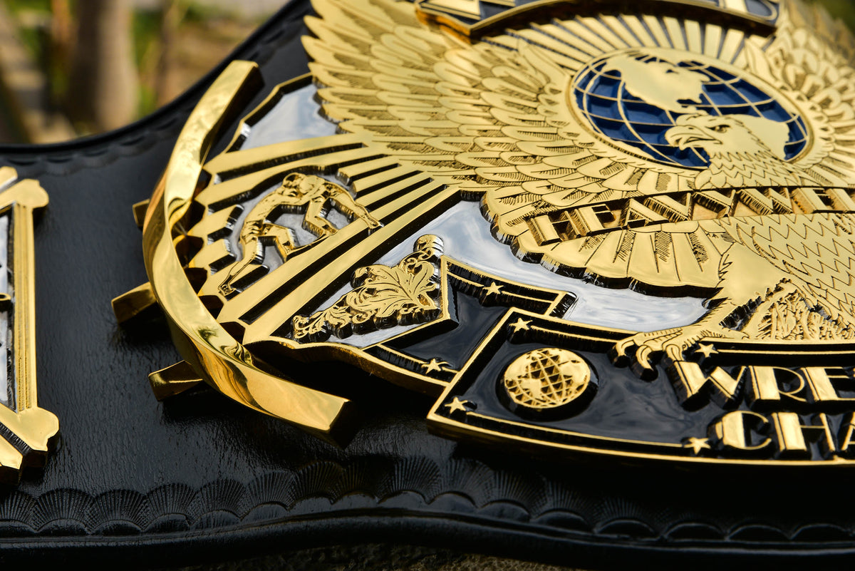 4.2mm Automated Etched Dual Plated Winged eagle with 05AB1 Leather