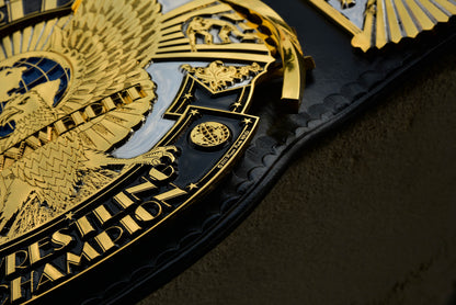 4.2mm Automated Etched Dual Plated Winged eagle with 05AB1 Leather