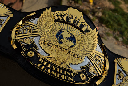 4.2mm Automated Etched Dual Plated Winged eagle with 05AB1 Leather