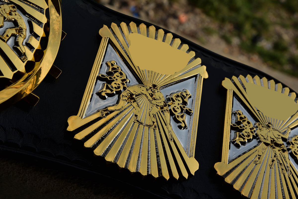 4.2mm Automated Etched Dual Plated Winged eagle with 05AB1 Leather