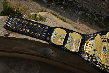4.2mm Automated Etched Dual Plated Winged eagle with 05AB1 Leather