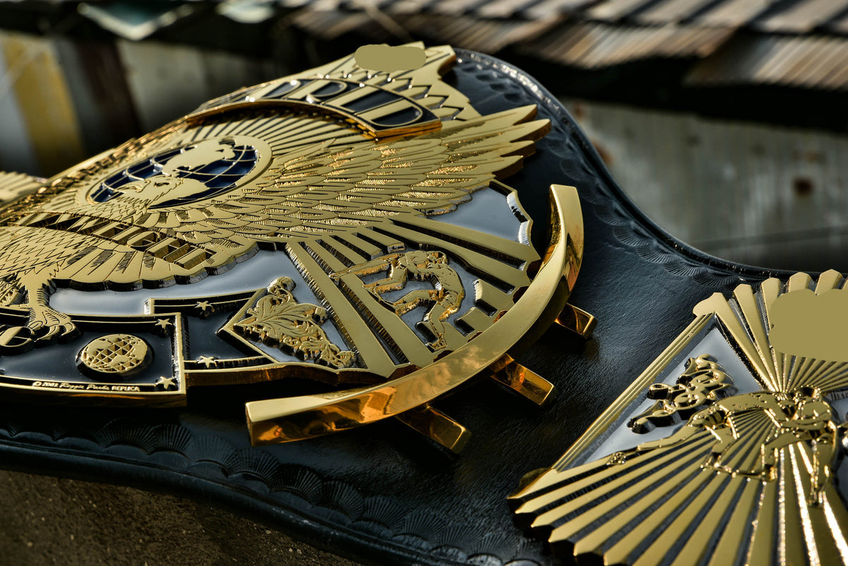 4.2mm Automated Etched Dual Plated Winged eagle with 05AB1 Leather