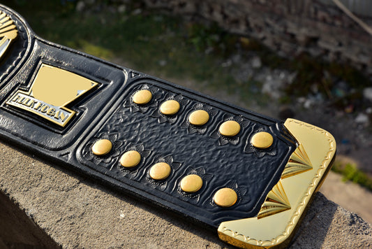 4.2mm Automated Etched Dual Plated Winged eagle with 05AB1 Leather