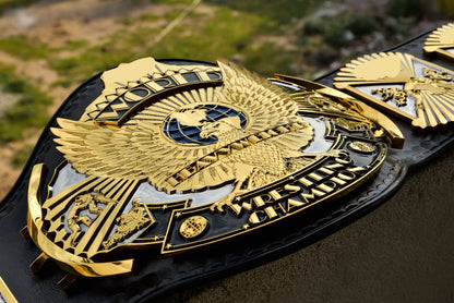 4.2mm Automated Etched Dual Plated Winged eagle with 05AB1 Leather