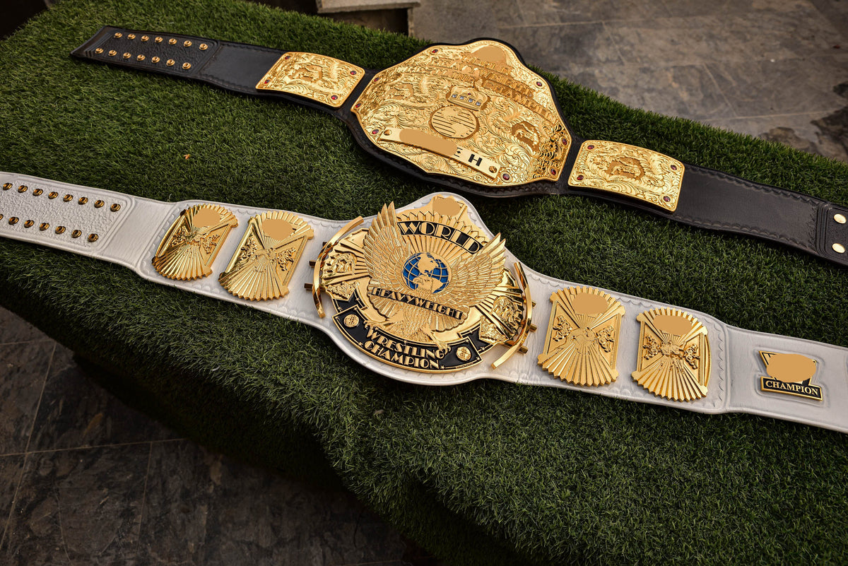 4.2mm Flocked All Gold Winged eagle with 08a1d White Leather and Red Backing