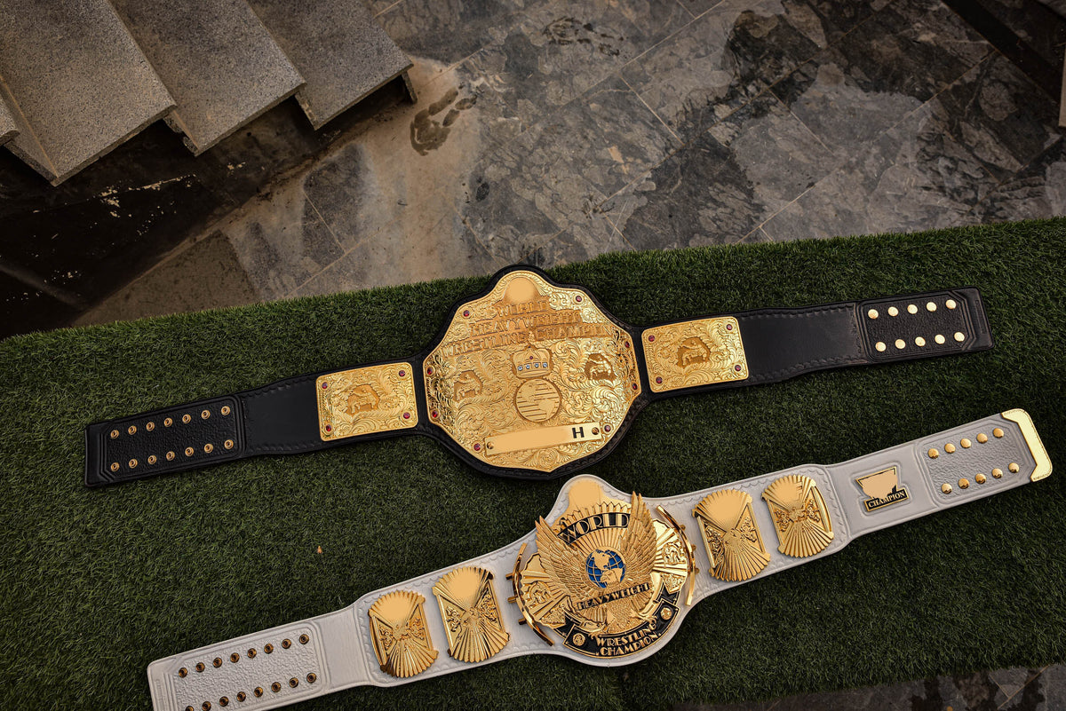 4.2mm Flocked All Gold Winged eagle with 08a1d White Leather and Red Backing