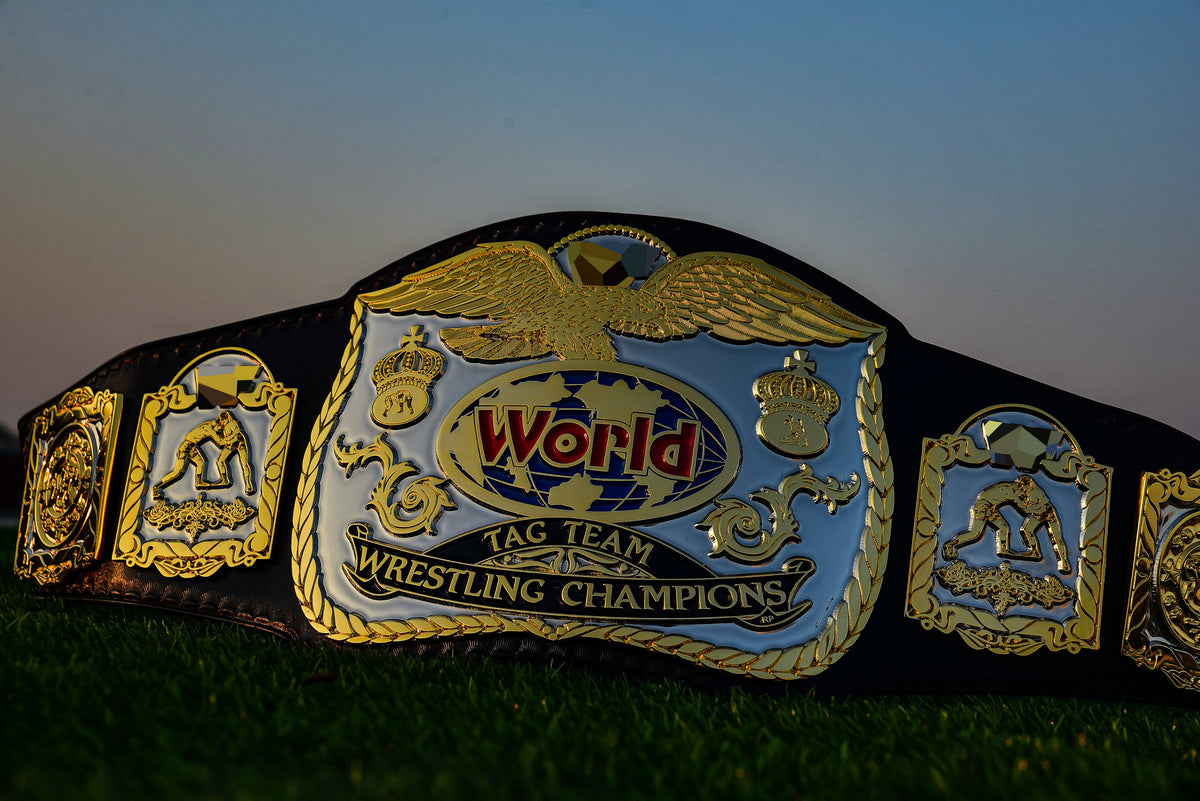 Reggie Parks Tag Title Dual Plated Demolition Version